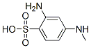 2-氨基-4-甲基氨基苯磺酸结构式_123848-64-6结构式