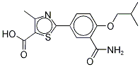 2-[3-(氨基羰基)-4-(2-甲基丙氧基)苯基]-4-甲基-5-噻唑羧酸结构式_1239233-86-3结构式