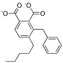 戊基苄基邻苯二甲酸酯结构式_1240-18-2结构式