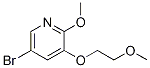 5-溴-2-甲氧基-3-(2-甲氧基乙氧基)吡啶结构式_1241752-41-9结构式