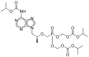 Tenofovir disoproxil isopropoxycarbonyl Structure,1244022-54-5Structure