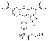 Sulfo rhodamine amidoethyl mercaptan Structure,1244034-02-3Structure