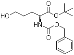 L-norvaline, 5-hydroxy-n-[(phenylmethoxy)carbonyl]-, 1,1-dimethylethyl ester Structure,124620-51-5Structure