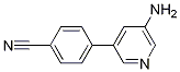 4-(5-氨基吡啶-3-基)苯甲腈结构式_1246350-47-9结构式