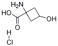 1-氨基-3-羟基环丁烷羧酸盐酸盐结构式_1246746-62-2结构式