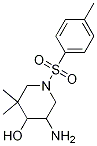 5-氨基-3,3-二甲基-1-甲苯磺酰哌啶-4-醇结构式_1247885-09-1结构式