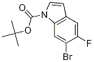 6-溴-5-氟-1H-吲哚-1-羧酸 1,1-二甲基乙酯结构式_1248585-71-8结构式