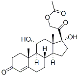 表氢化可的松醋酸酯结构式_1250-97-1结构式