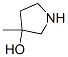 3-甲基-3-羟基吡咯烷结构式_125032-87-3结构式