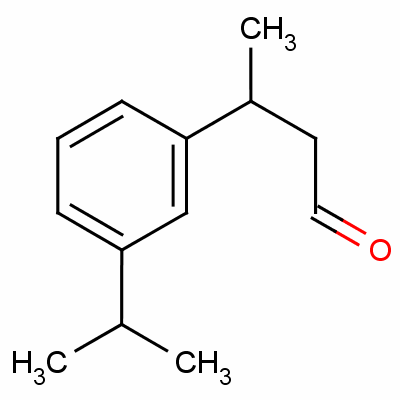 3-(3-丙-2-基苯基)丁醛结构式_125109-85-5结构式