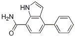 4-苯基-1H-吲哚-7-羧酰胺结构式_1253792-04-9结构式