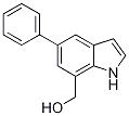 (5-苯基-1H-吲哚-7-基)甲醇结构式_1253792-63-0结构式