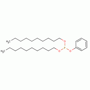 亚磷酸二癸基苯基酯结构式_1254-78-0结构式
