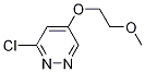 3-Chloro-5-(2-methoxyethoxy)pyridazine Structure,1256038-18-2Structure