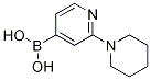 2-哌啶吡啶-4-硼酸结构式_1256358-82-3结构式
