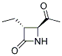 反式-(9ci)-4-乙酰基-3-乙基-2-氮杂啶酮结构式_125639-95-4结构式