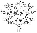 Cyclopentadienyltungsten tricarbonyl dimer Structure,12566-66-4Structure