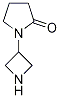 1-(氮杂啶-3-基)吡咯烷-2-酮结构式_1257294-05-5结构式