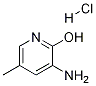 3-氨基-2-羟基-5-甲基吡啶盐酸盐结构式_1257665-07-8结构式