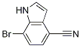 7-Bromo-1h-indole-4-carbonitrile Structure,1258959-58-8Structure