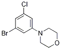 4-(3-Bromo-5-chlorophenyl)morpholine Structure,1259445-15-2Structure