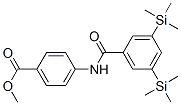 4-(3,5-Bis-trimethylsilanyl-benzoylamino)-benzoic acid methyl ester Structure,125973-71-9Structure