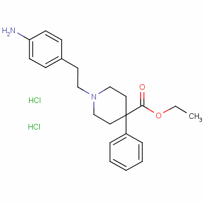 盐酸阿尼利定结构式_126-12-5结构式