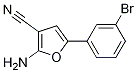 2-氨基-5-(3-溴苯基)呋喃-3-甲腈结构式_1261268-89-6结构式