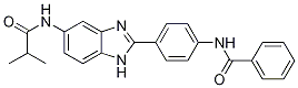 N-[4-(5-异丁酰胺-1H-苯并咪唑-2-基)苯基]苯甲酰胺结构式_1261268-95-4结构式