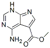 4-氨基-7H-吡咯并[2,3-D]嘧啶-5-羧酸甲酯结构式_126149-77-7结构式
