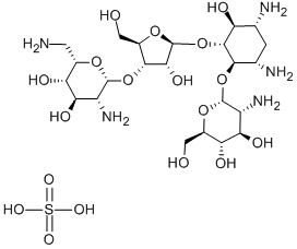 硫酸巴龙霉素结构式_1263-89-4结构式