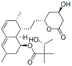 (7S,8s,8ar)-8-{2-[(2r,4r)-4-hydroxy-6-oxotetrahydro-2h-pyran-2-yl]ethyl}-3,7-dimethyl-1,2,3,7,8,8a-hexahydro-1-naphthalenyl 3-hydroxy-2,2-dimethylbutanoate Structure,126313-98-2Structure