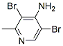 4-氨基-3,5-二溴-2-甲基吡啶结构式_126325-54-0结构式