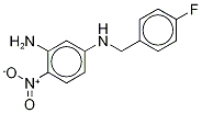 2-氨基-4-[(4-氟苄基)氨基]-1-硝基苯结构式_1263404-74-5结构式