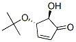 (4S,5r)-4-叔丁氧基-5-羟基-2-环戊烯-1-酮结构式_126566-41-4结构式