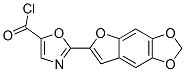 2-(5-Chlorocarbonyl-2-oxazolyl)-5,6-methylenedioxybenzofuran Structure,126590-72-5Structure