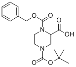 N-4-Boc-N-1-Cbz-2-piperazine carboxylic acid Structure,126937-41-5Structure