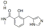 2-Hydroxy-3-(1h-imidazol-5-ylmethyl)-n-methylbenzamide hydrochloride Structure,127170-74-5Structure