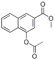 4-(乙酰基氧基)-2-萘羧酸甲酯结构式_127265-98-9结构式