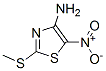 4-氨基-2-甲基硫代-5-硝基噻唑结构式_127346-42-3结构式