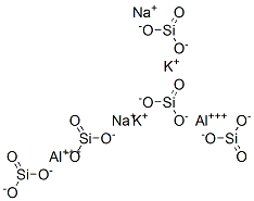 铝钾钠二氧代-氧代-硅烷结构式_12736-96-8结构式