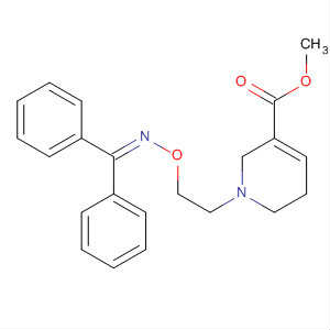 1-[2-(二苯亚胺]乙氧基]-1,2,5,6-四氢-3-吡啶甲酸甲酯结构式_127586-66-7结构式
