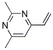 (9CI)-4-乙烯-2,6-二甲基嘧啶结构式_127588-28-7结构式