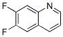 6,7-Difluoroquinoline Structure,127827-50-3Structure