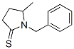 5-甲基-1-(苯基甲基)-2-吡咯烷硫酮结构式_127839-92-3结构式