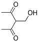 (9ci)-3-(羟基甲基)-2,4-戊烷二酮结构式_127869-52-7结构式