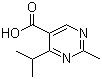 4-Isopropyl-2-methyl-pyrimidine-5-carboxylic acid Structure,127958-08-1Structure