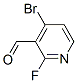 4-溴-2-氟-3-吡啶甲醛结构式_128071-77-2结构式