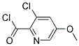 (9ci)-3-氯-5-甲氧基-2-吡啶羰酰氯结构式_128073-10-9结构式