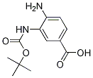 4-氨基-3-((叔丁氧基羰基)氨基)苯甲酸结构式_1282523-83-4结构式